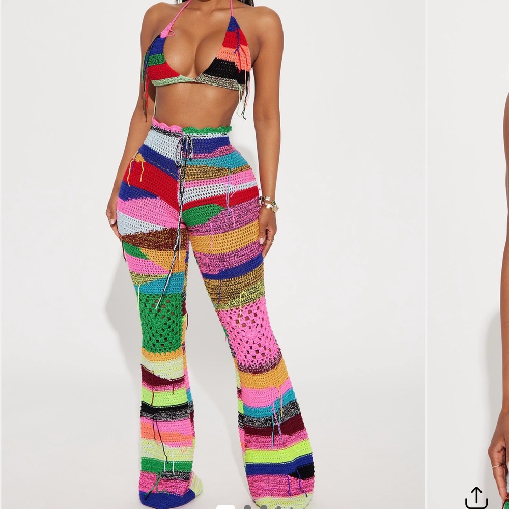 Crochet beach set top and bottom